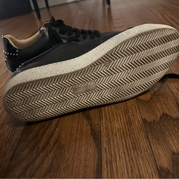 NWT AllSaints Sheer Stud Sneakers - Size US 10 - Picture 6 of 11
